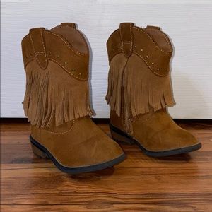 Fringed Cowgirl Boots